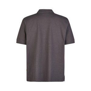 Hans Schäfer Workwear Polo-Shirt in Anthrazit, Größe XXL, Rückansicht.