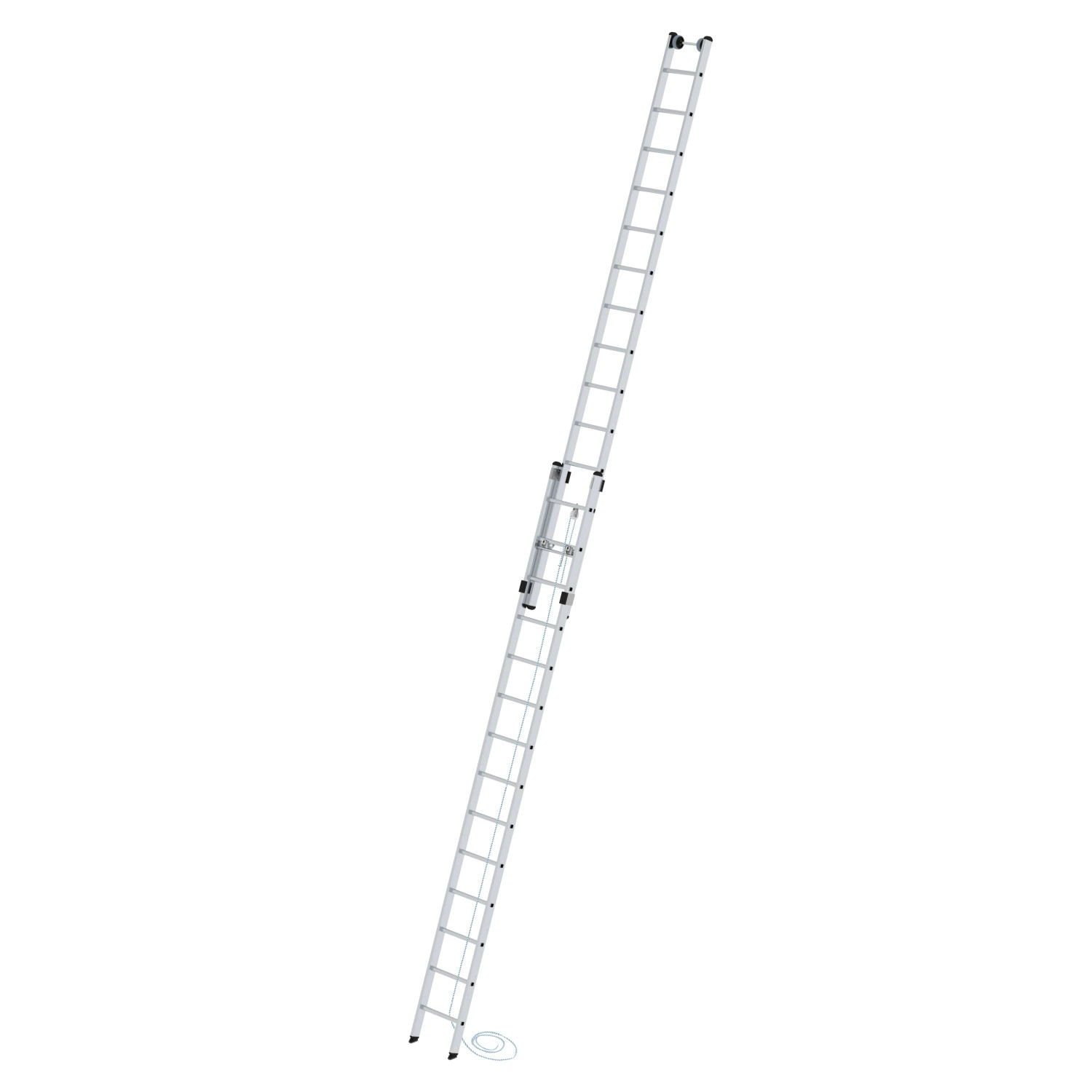 PROREGAL Sprossen-Seilzugleiter 2-Teilig Ohne Traverse 2 x 14 Sprossen günstig online kaufen