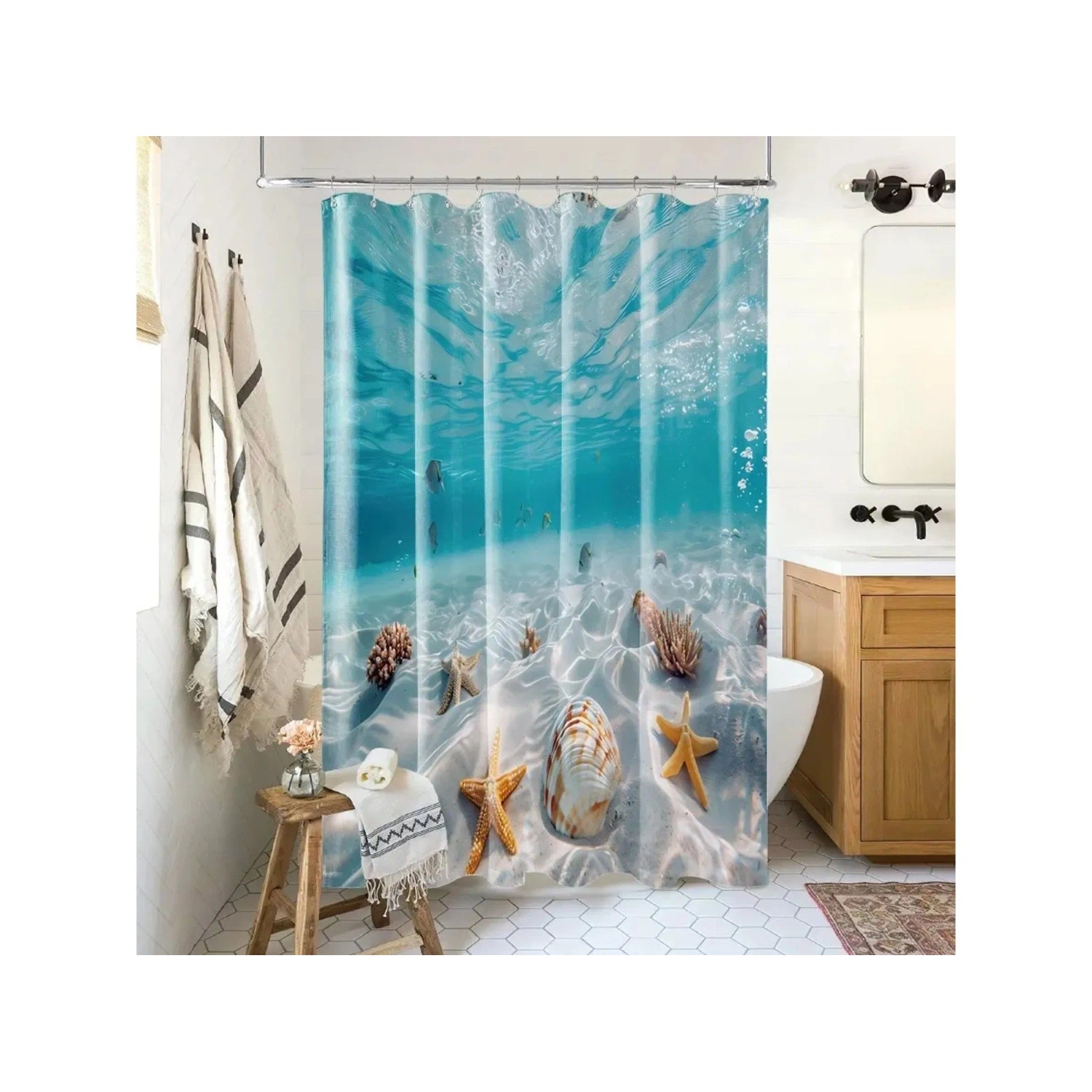 SANILO Duschvorhang Waterworld 180 x 200 cm_8