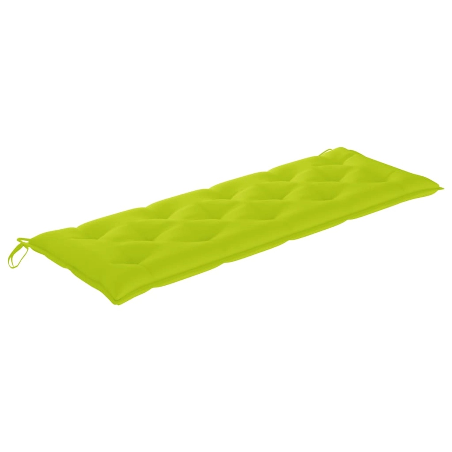 VidaXL Stapelbare Gartenbank mit Auflage 159 cm Massivholz Teak 1