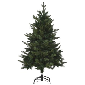 HOMCOM Kunst-Weihnachtsbaum, 120 cm hoch, mit 657 Zweigen und stabilem Metallfuß.