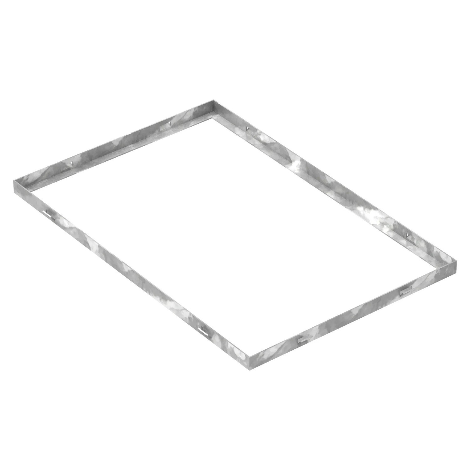 FeNau Zarge Maße 400x600x23 mm Für Rosthöhe 20 mm Aus S235JR St37-2 Bandverzinkt