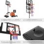 Freistehender Tectake Basketballkorb Dirk für Outdoor, höhenverstellbar, mit Zubehör.