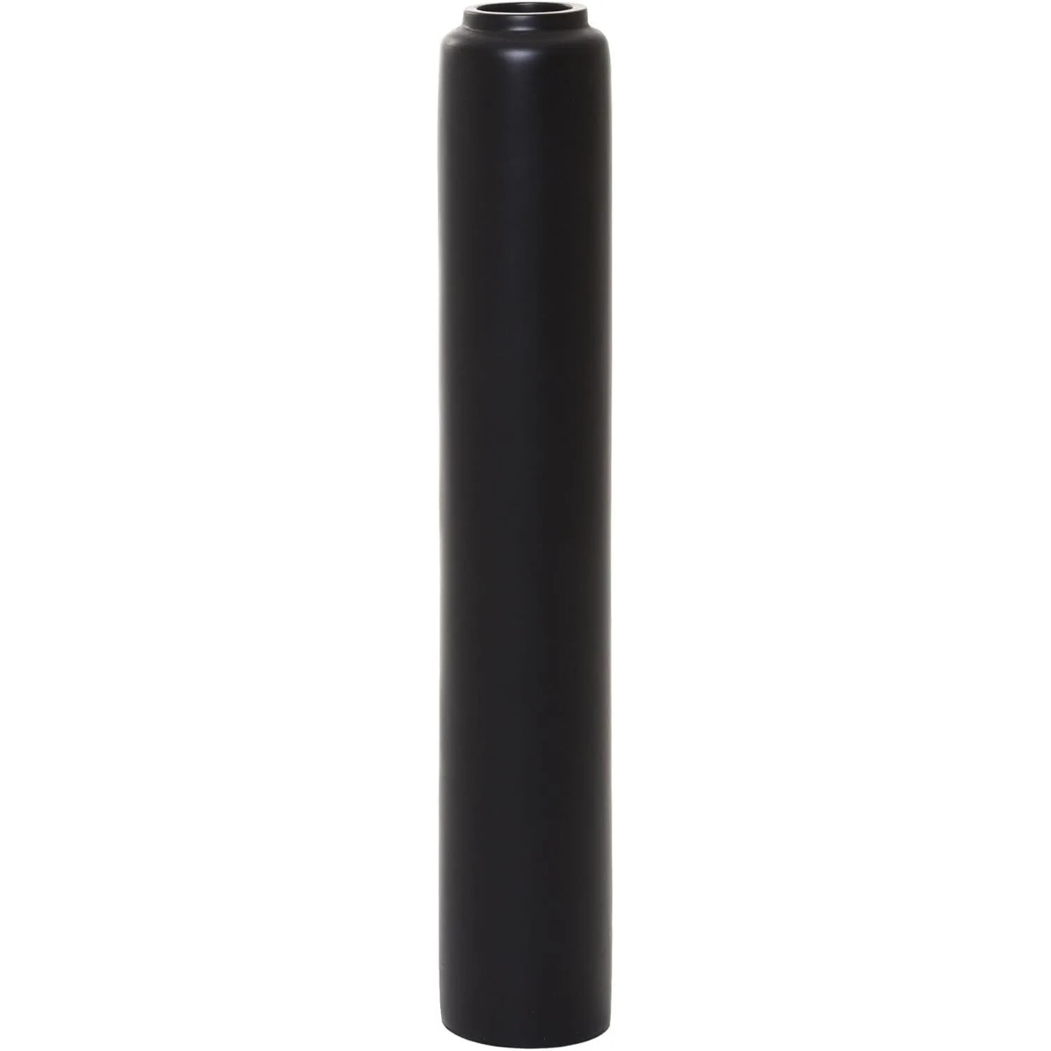 Vivanno Bodenvase Direto 10 cm x 10 cm x 80 cm Schwarz