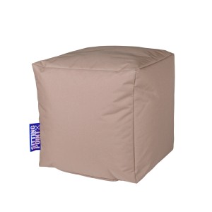 Sitting Point Hocker Cube Scuba Khaki, 60 l, quadratischer Sitzhocker für Innen- und Außenbereich.