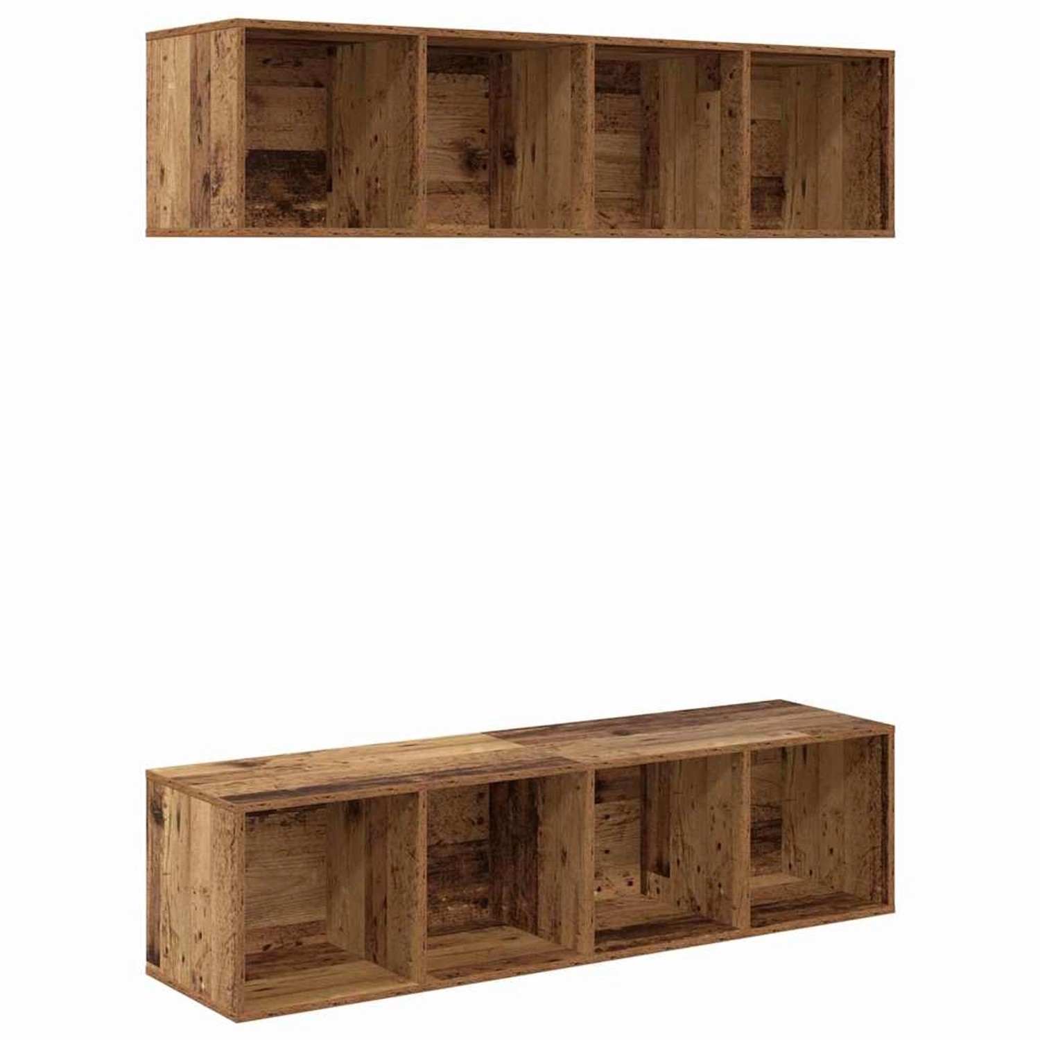 vidaXL TV-Schrank-Set 2-Tlg Altholz 37 x 37 x 142,5 cm Holzwerkstoff 339352 günstig online kaufen