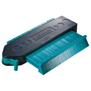 wolfcraft Konturenlehre 130 mm zum Übertragen von Konturen auf Laminat und Parkett.