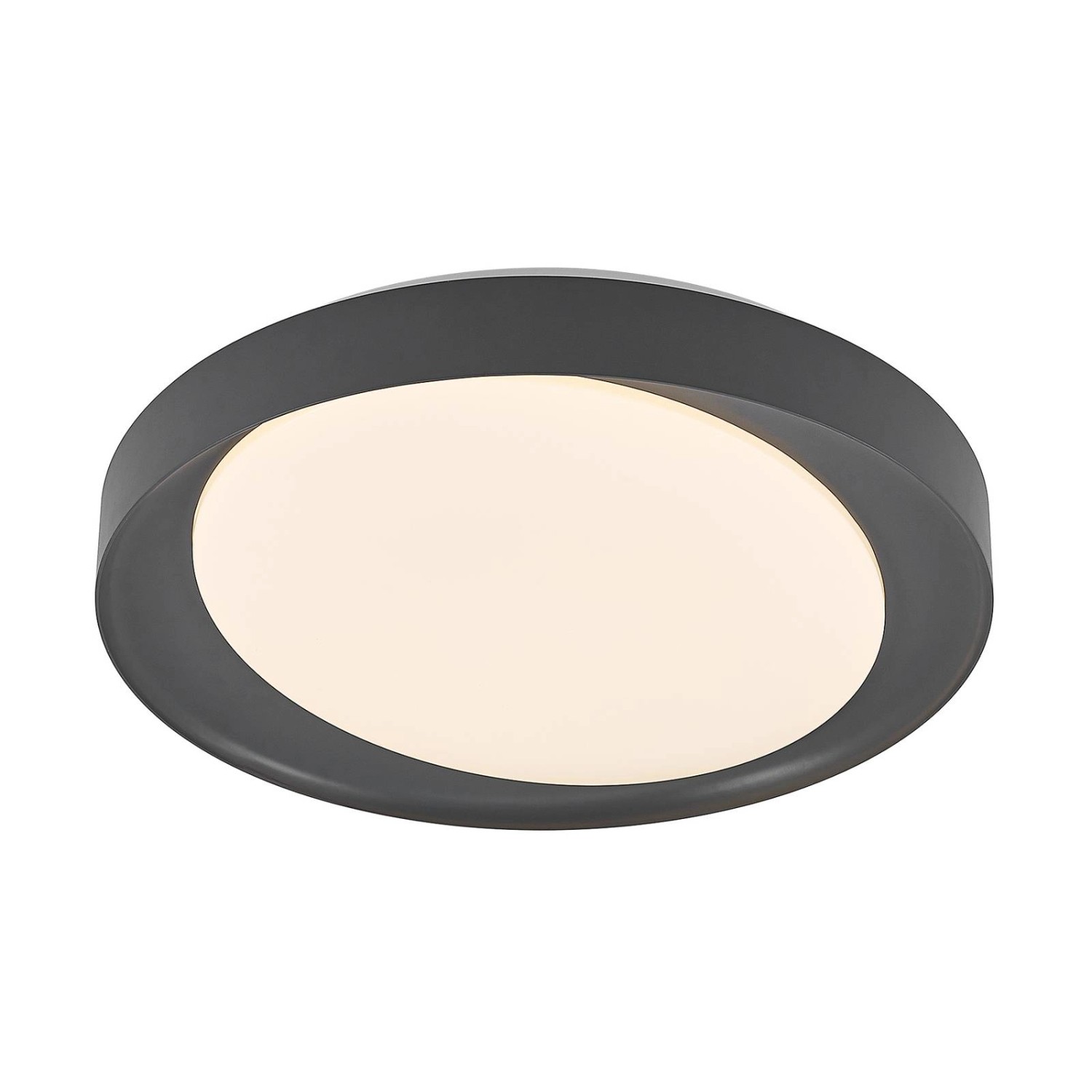 Lindby LED Deckenleuchte Alyano 9924009 Dimmbar mit Leselampe Modern in Alu günstig online kaufen