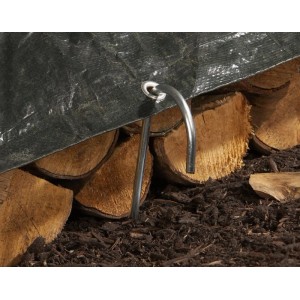 Westfalia Bodenanker XL Metall Silber 50 cm