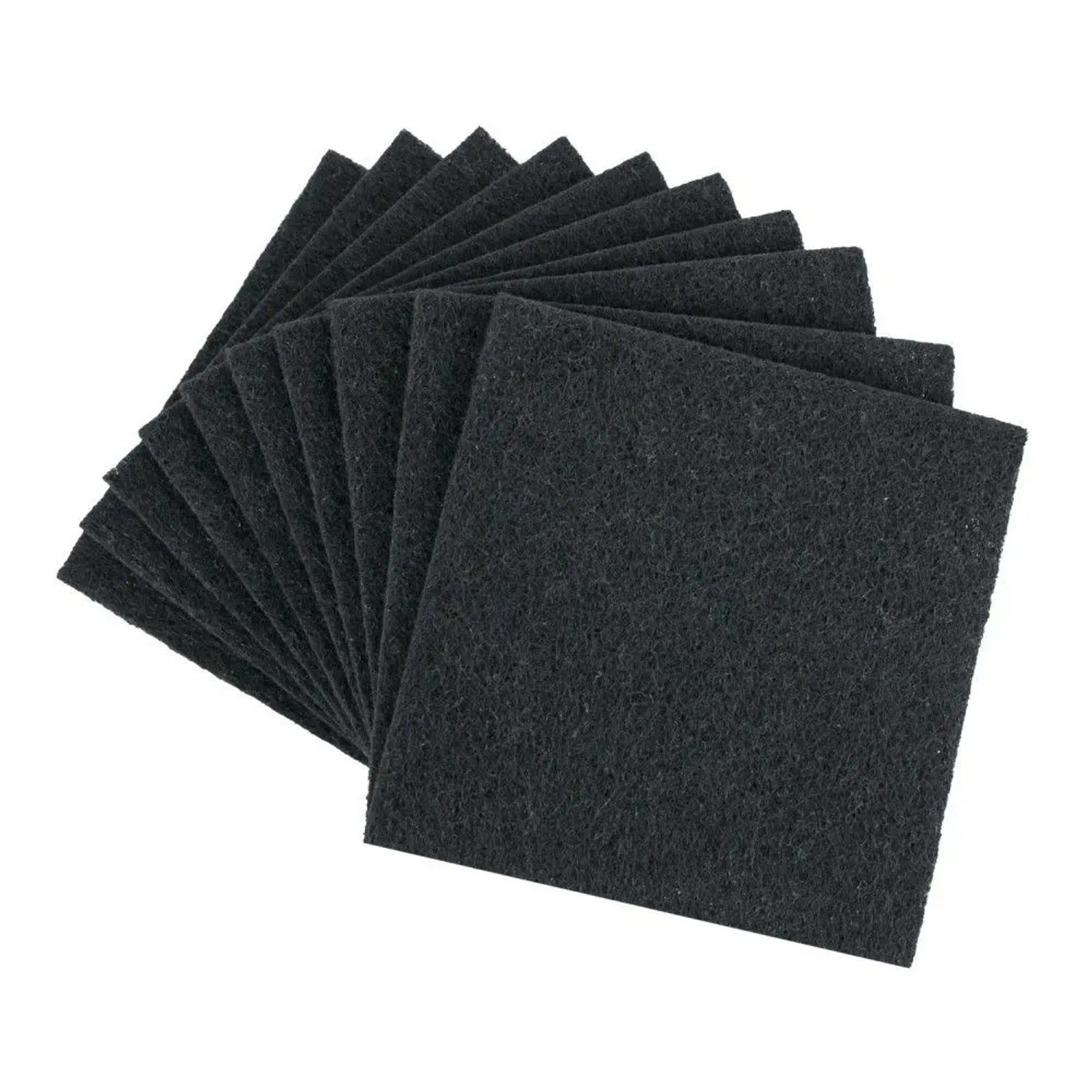 HMF 3789-125MM-S10 Aktivkohlefilter für Komposteimer und Katzenklo 10 Stück 125 mm