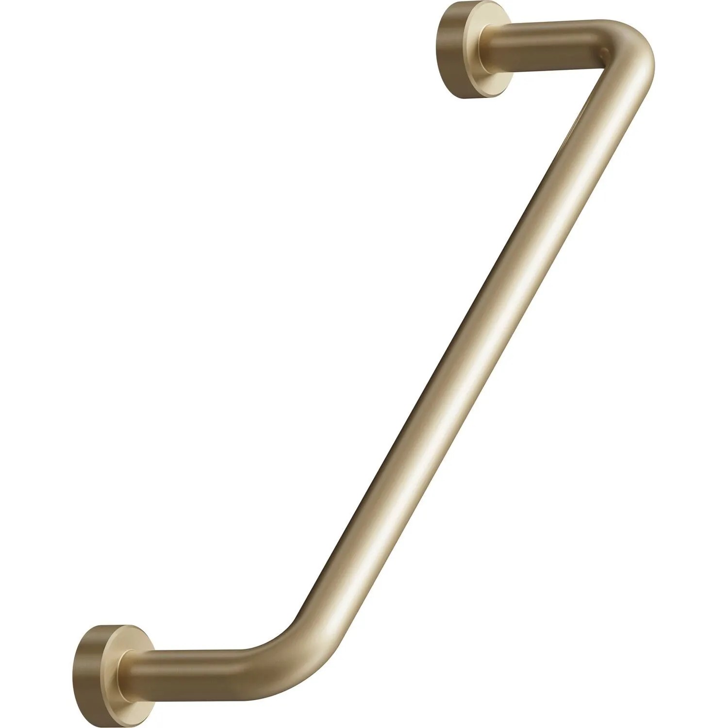 Furnipart Möbelgriff Lounge ø 7 mm La 128 mm Breite 142 mm Messing Gebürstet