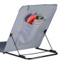 Relaxdays Strandmatte XXL Kunststoff Metall Grau Mit Kopfkissen Höhenverstellbar 195 cm x 60 cm x 4 cm 3 kg_3