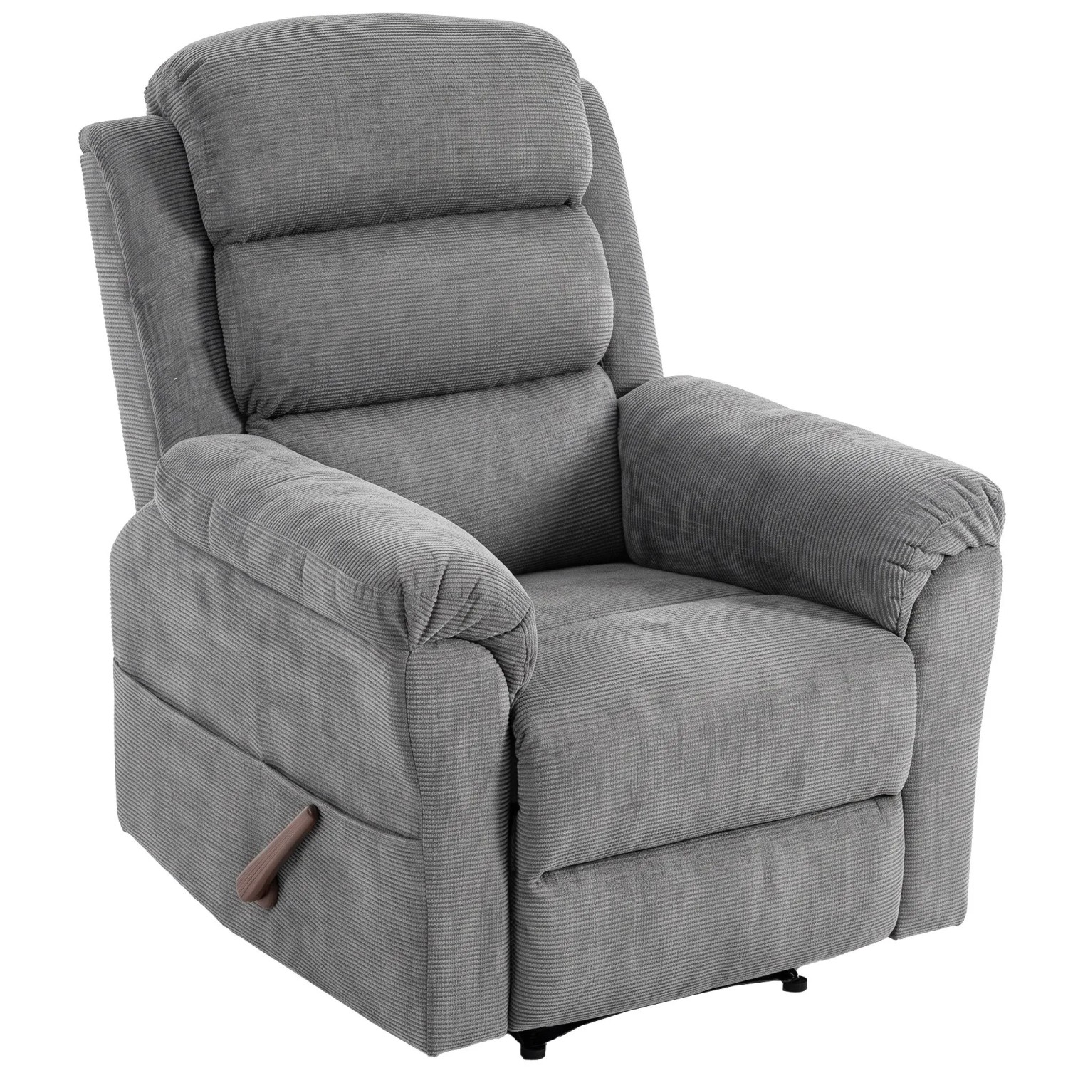 HOMCOM Massagesessel Polyester 95L x 87B x 109H cm Grau