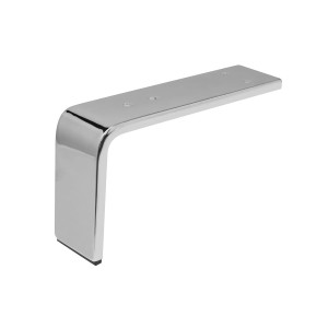 SOTECH Möbelfuß, Chrom poliert, 130x235x60 mm, Metallfuß für Möbel.