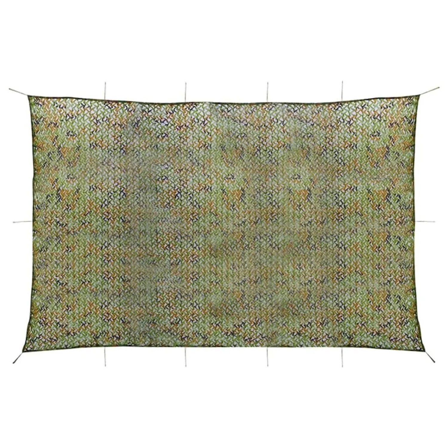 vidaXL Tarnnetz mit Aufbewahrungstasche 5x6 m Grün 135897
