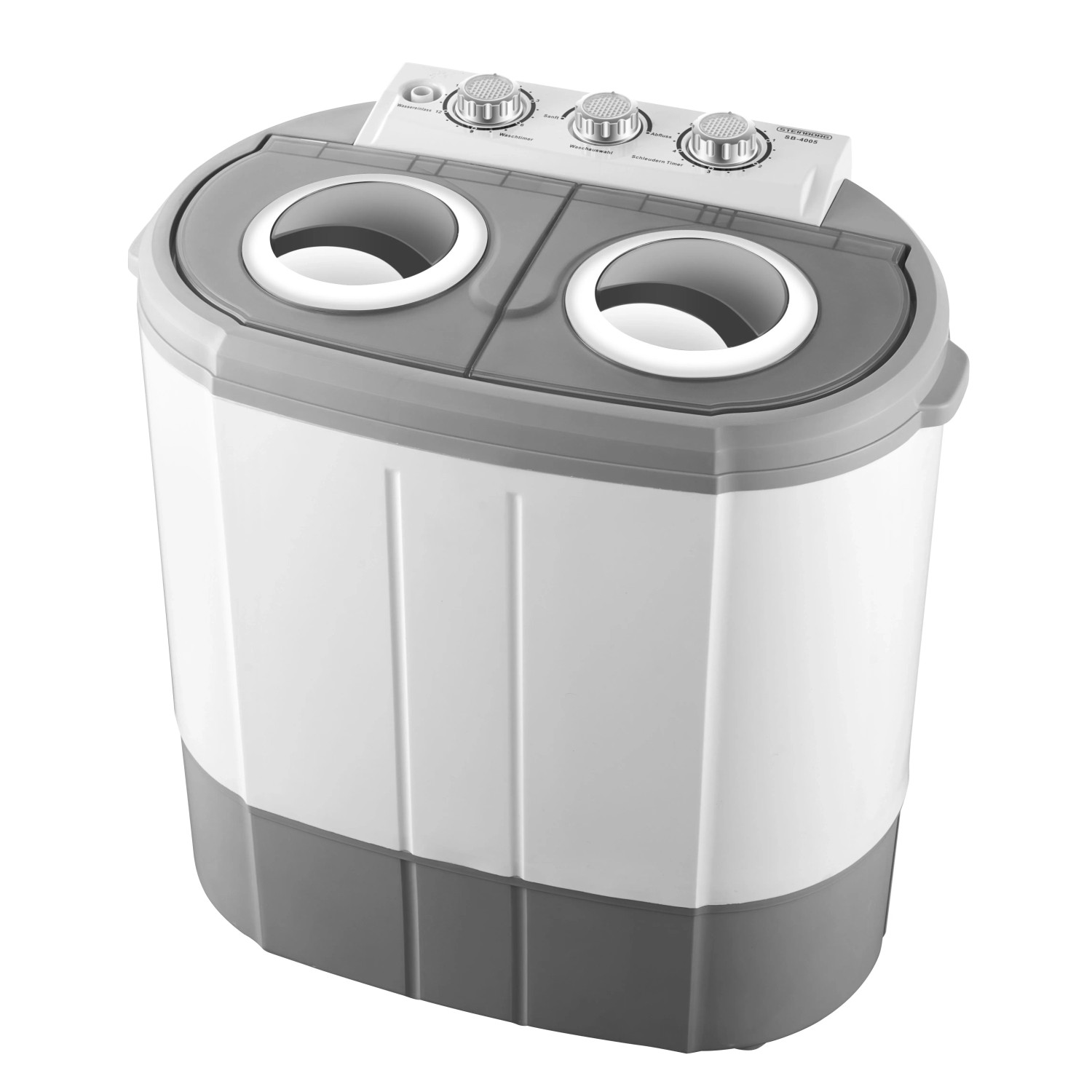 Steinborg SB-4005 Mini Waschmaschine Camping 3 kg Wäsche 1 kg Schleuderkapazität 230 Watt