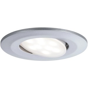 Paulmann LED Einbaustrahler Calla WhiteSwitch 3er Set Chrom Matt
