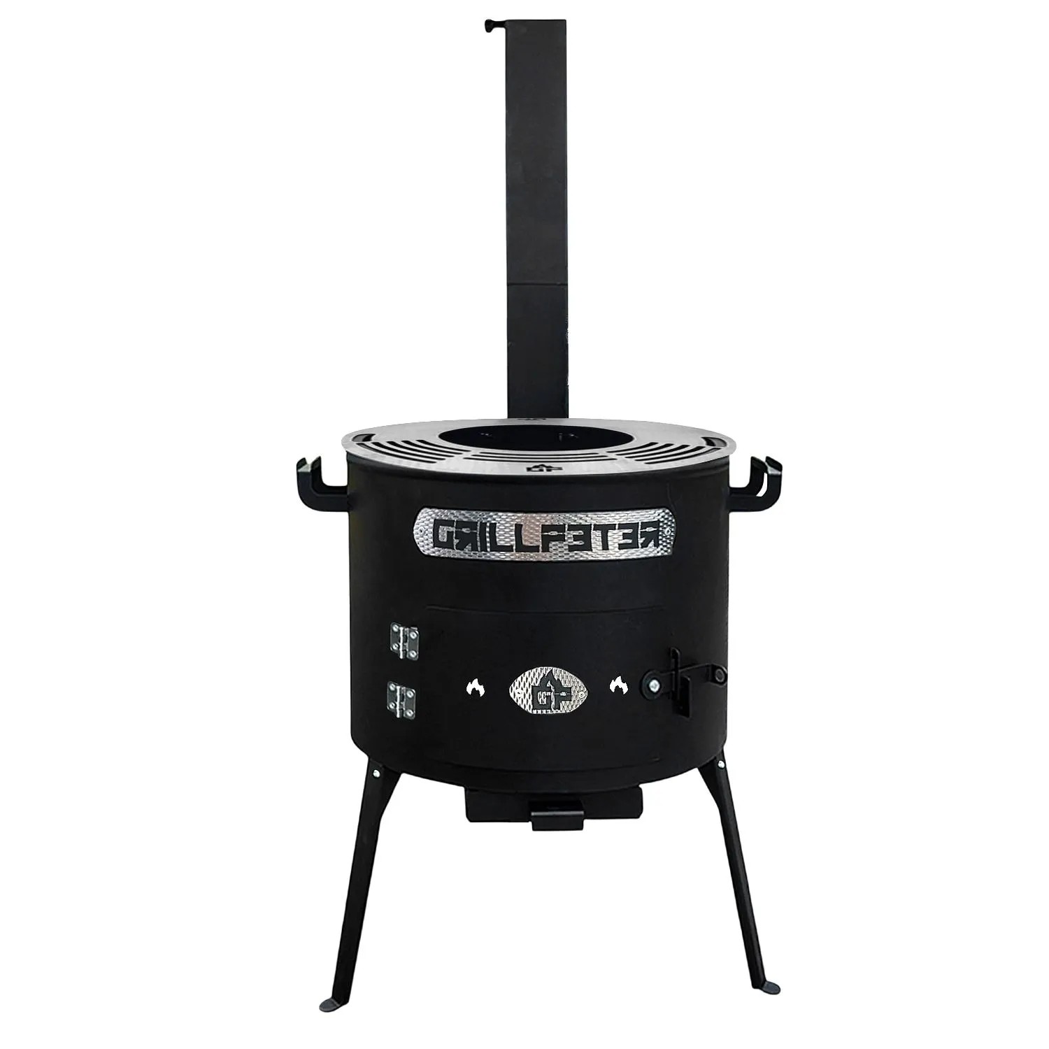 Grillpeter Utschak Asamat Ø40 cm mit Grillplatte 4 mm Grillrost Ø20 cm günstig online kaufen