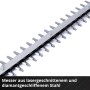 Messer der Einhell Akku-Heckenschere GC-CH 1855/1 Li Solo aus lasergeschnittenem Stahl.