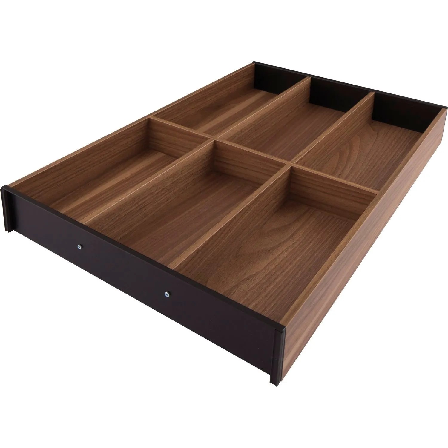 Blum Ambia-Line Besteckeinsatz Breit 475x300x50 mm Besteckkasten Tennessee Nuss Schwarz