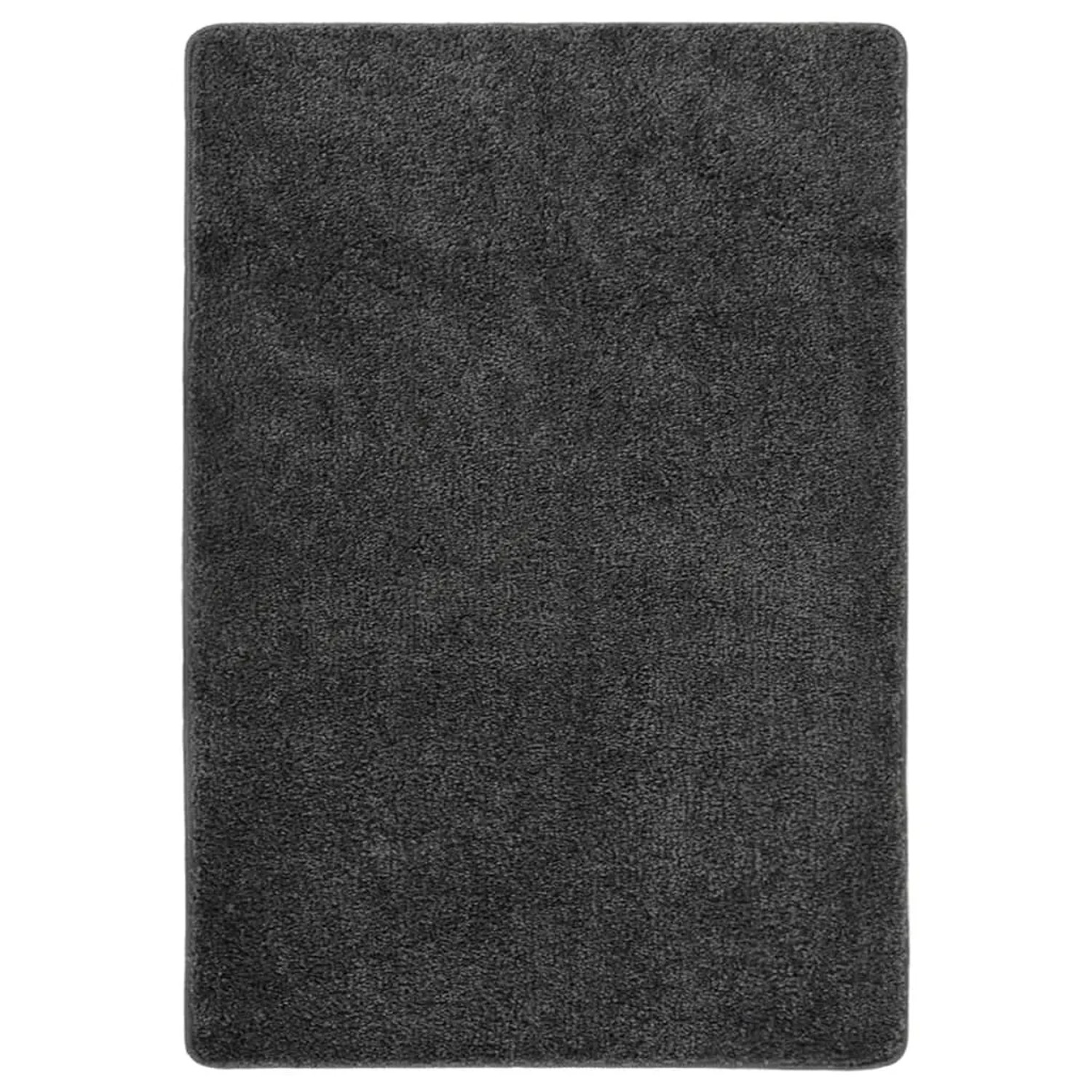 vidaXL Shaggyteppich Dunkelgrau 120x170 Cm Rutschfest 1123674