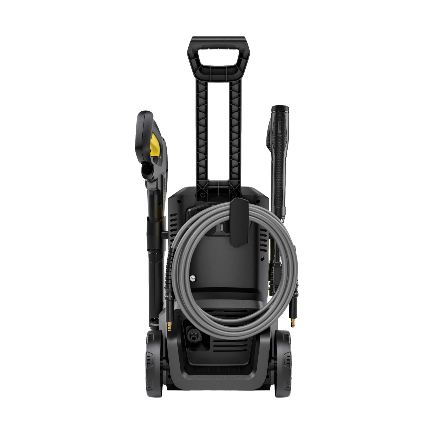Kärcher Hochdruckreiniger K 6 Flex Home mit Zubehör, Kabel und Schlauch aufgeräumt.