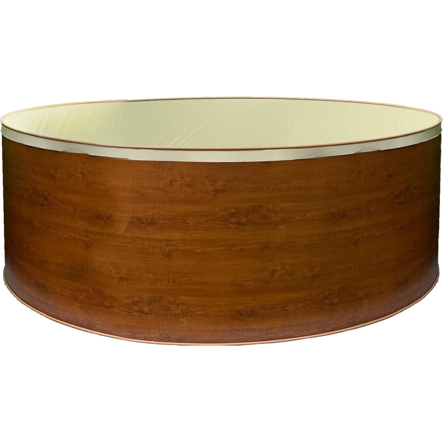 Waterman Stahlwandpool Rund 350x120 cm Stahl 0,4 mm Holzoptik Folie 0,3 mm Sand Overlap Waterman Stahlwandpool Rund 350x120 cm Stahl 0,4 mm Holzoptik Folie 0,3 mm Sand Overlap