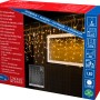 Konstsmide LED Lichtervorhang Eisregen Globes, 200 warmweiße LEDs für innen und außen.
