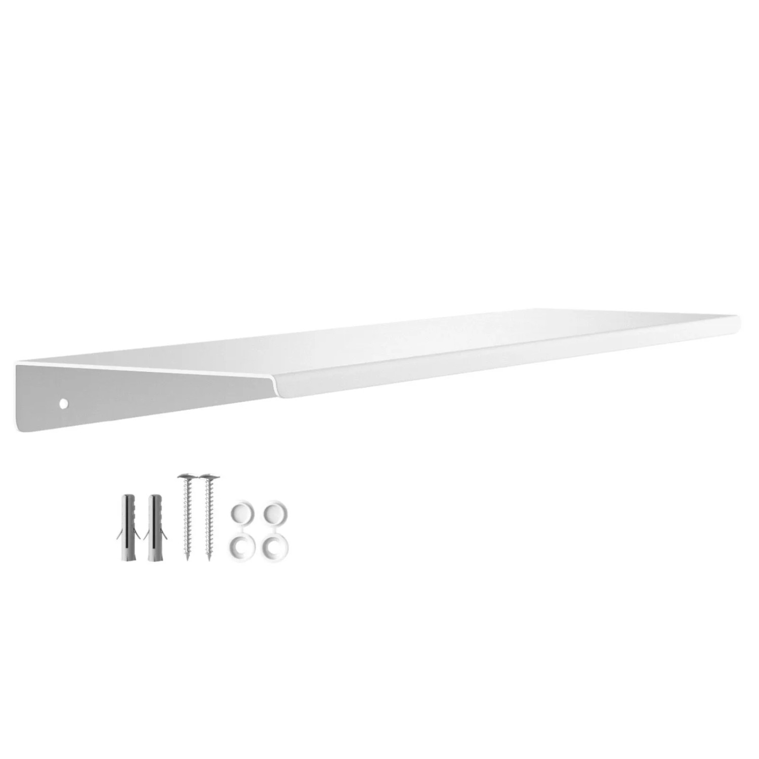 SOTECH Design Wandregal HOVER-V 450 x 130 x 30 mm Weiß für Wandmontage