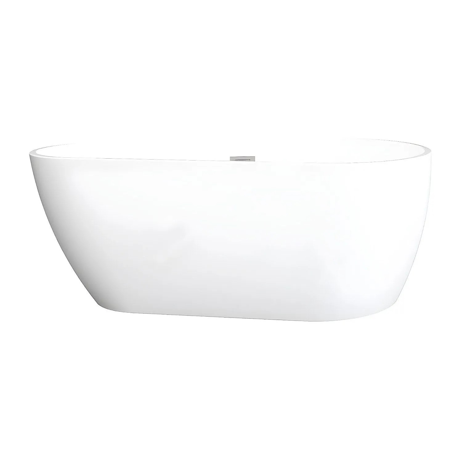 Vente-unique Freistehende Badewanne Lepine Weiß 160 cm