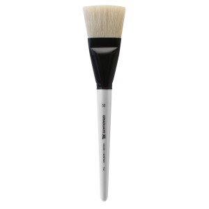 Daler-Rowney Graduate XL Ölmalpinsel, flach, Größe 50, mit Naturborsten für Ölfarben.