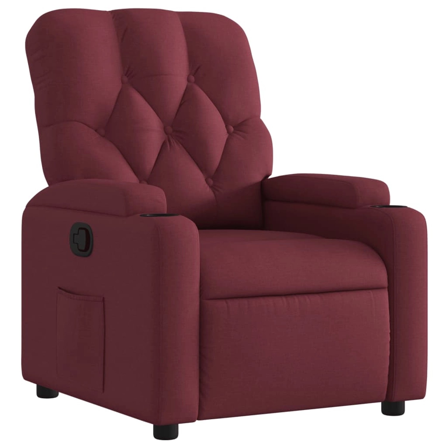 vidaXL Relaxsessel Weinrot Stoff 372482 günstig online kaufen