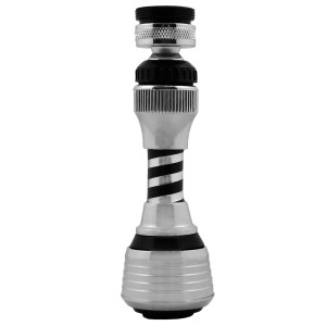 eyepower Wasserhahn Verlängerung 12cm mit Schwenkbrause und Flexischlauch.