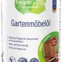 Biopin Gartenmöbelöl Bangkirai, 750ml Dose für Holzmöbel im Garten.