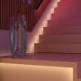 Philips Hue Lightstrip Flux 3m an Treppe mit indirekter Beleuchtung.