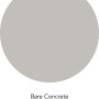 Farbmuster der ELLE DECORATION Wandfarbe Bare Concrete No. 132, matt.