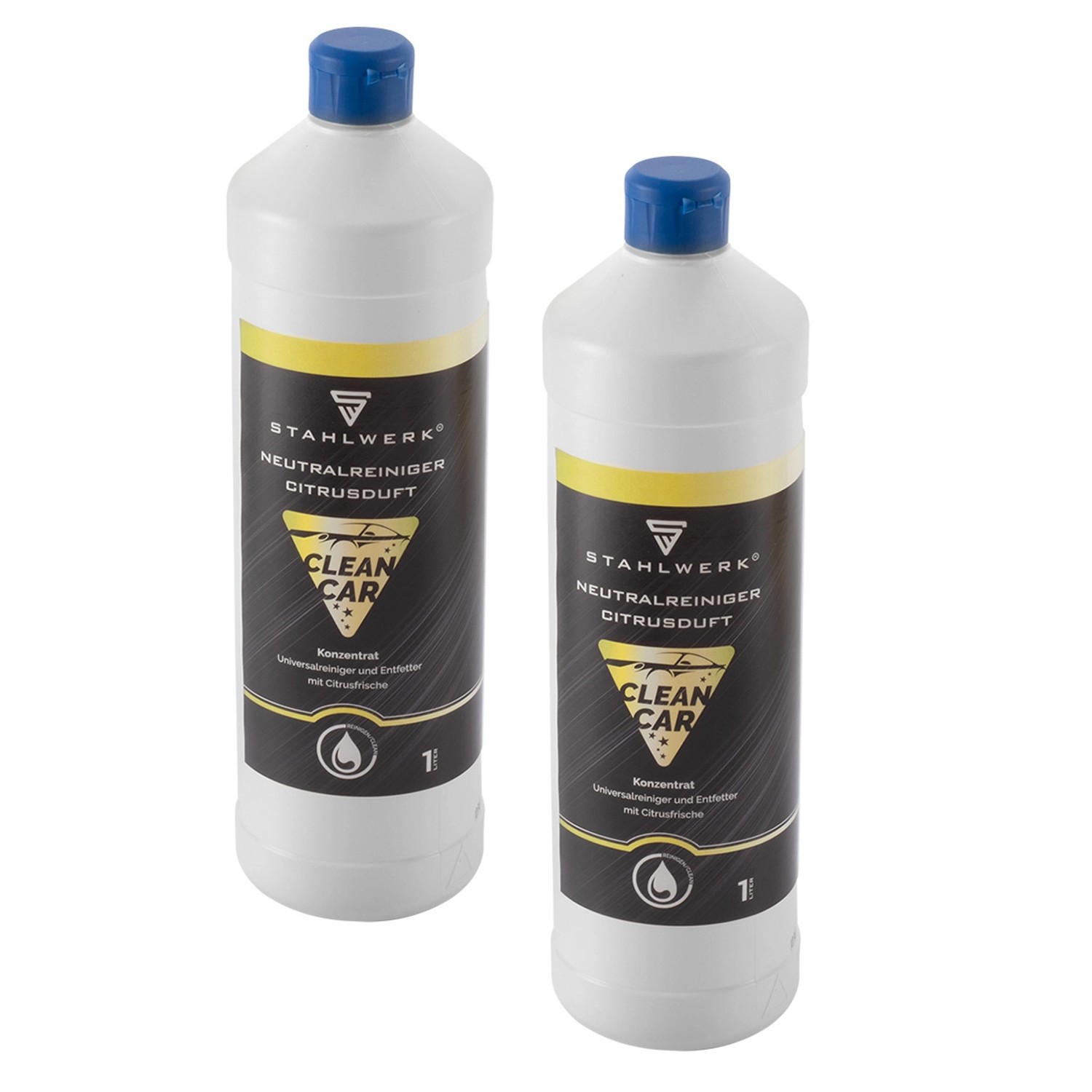 STAHLWERK 1 Liter Flasche Universalreiniger Konzentrat mit Citrus Duft 2er Set