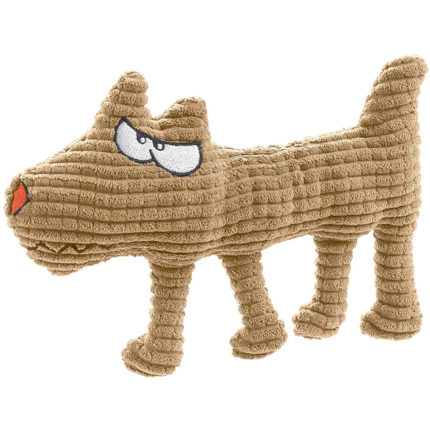 Hunter Hundespielzeug Barry Wolf 19 cm Braun