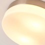 Moderne Lindby Deckenlampe Amilia, 2-flammig, aus Metall und Glas für Bad und Feuchträume.