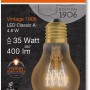 Osram E27 LED-Lampe in Glühlampenform, 4,8W, warmweiß, dimmbar.