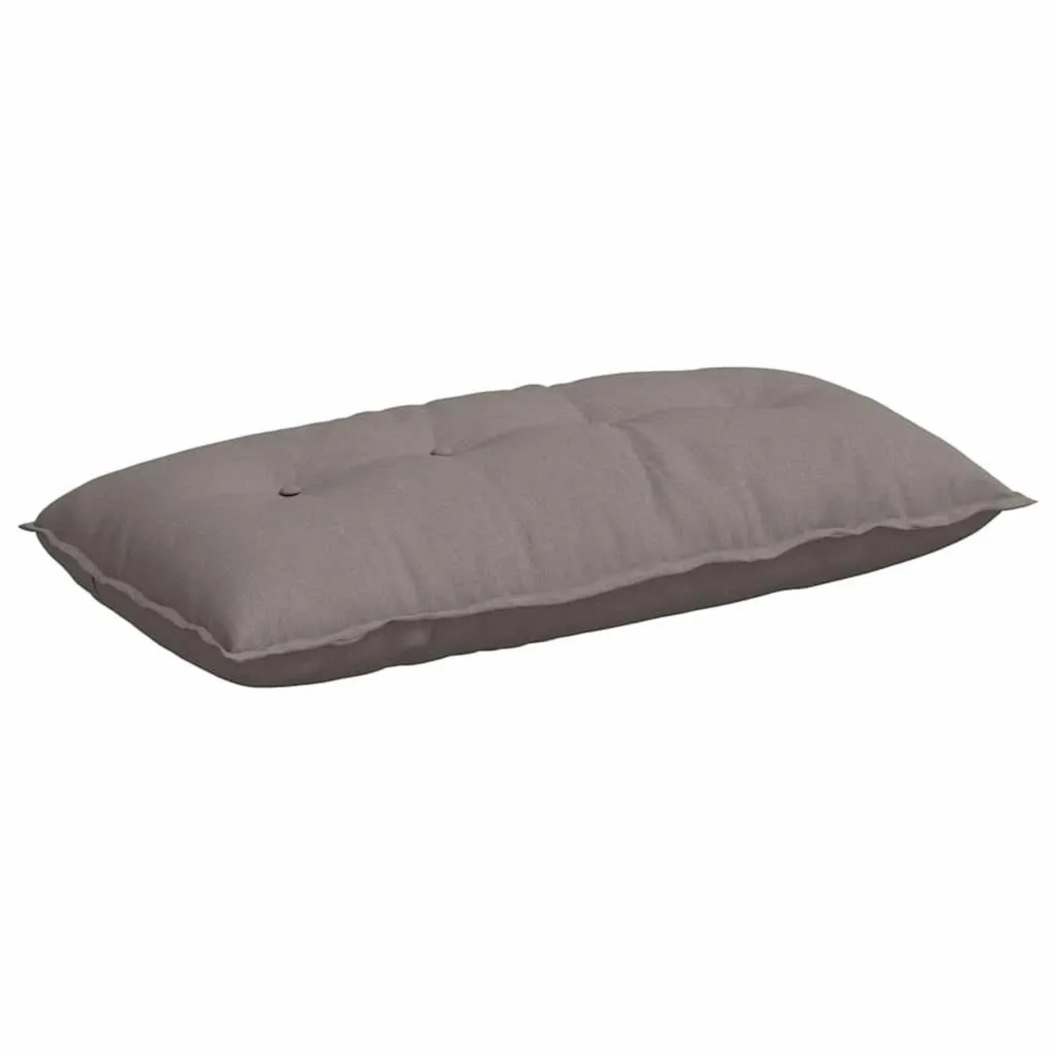 vidaXL Rückenkissen Taupe 100 x 19 x 50 cm Stoff 42014750