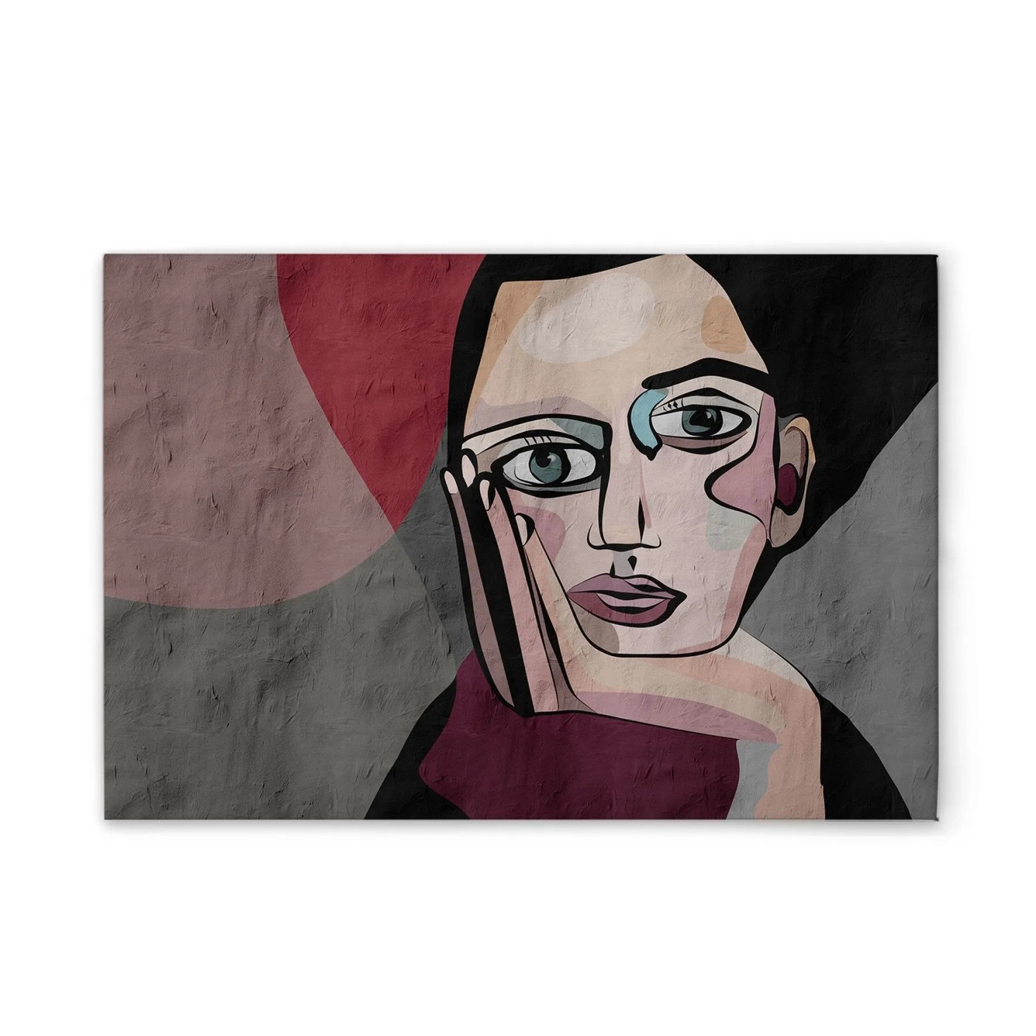 Tadessi Leinwandbild - M1-No.51326 - Minimalistisch Abstrakt - 45 x 30 cm - Hochformat