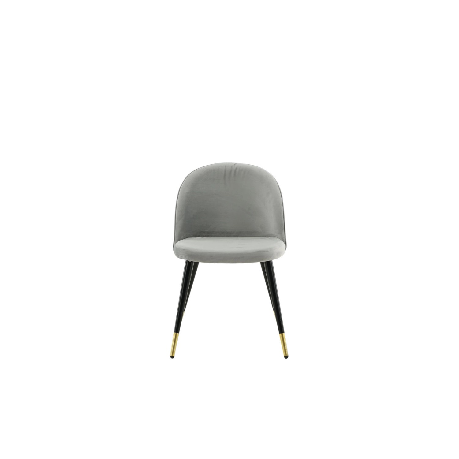 ebuy24 Velvet Esszimmerstuhl Velour Hellgrau günstig online kaufen