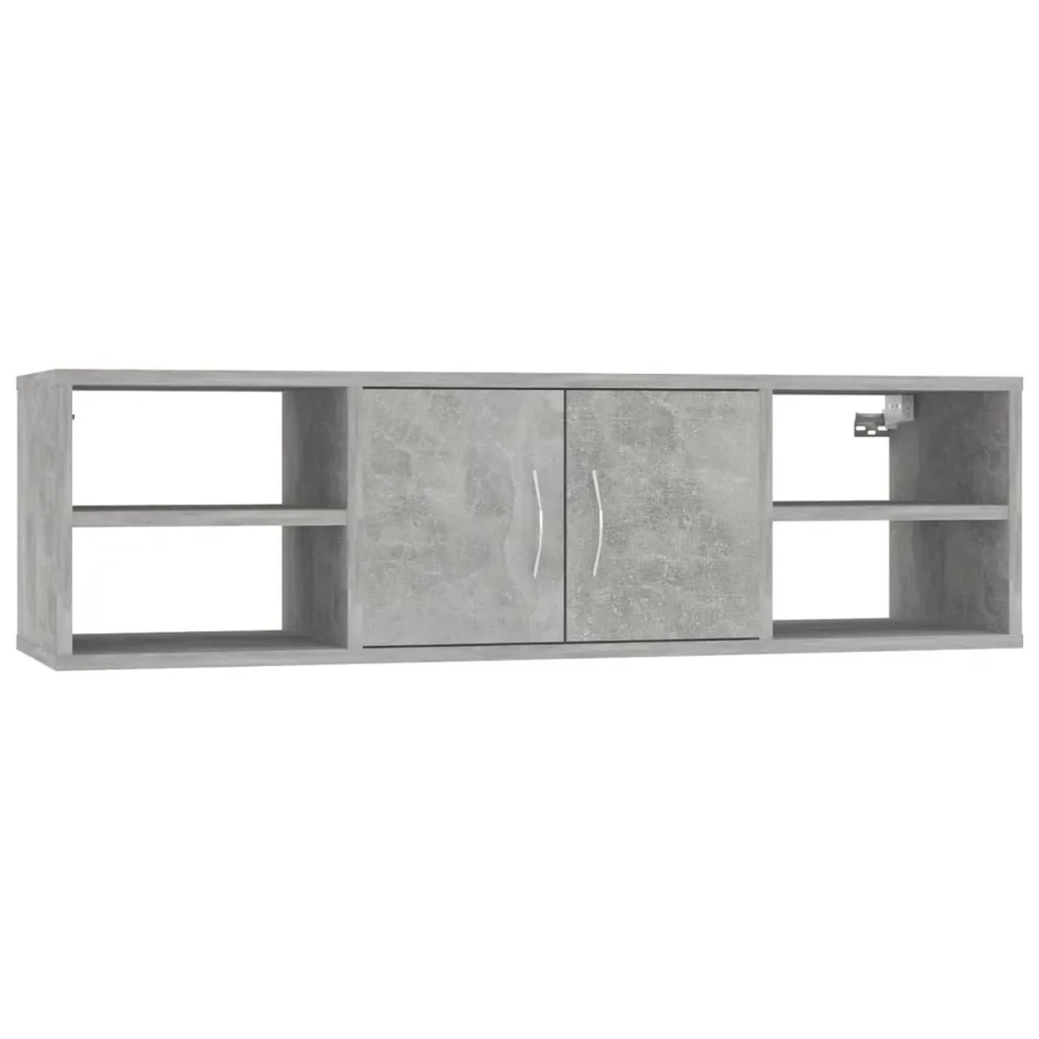 vidaXL Wandregal Betongrau 102x30x29 cm Holzwerkstoff 806260