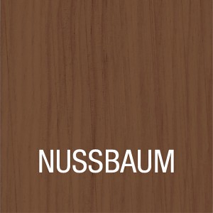 Farbmuster der Bondex Holzschutzlasur 3in1 in Teak/Nussbaum, geeignet für Holz.