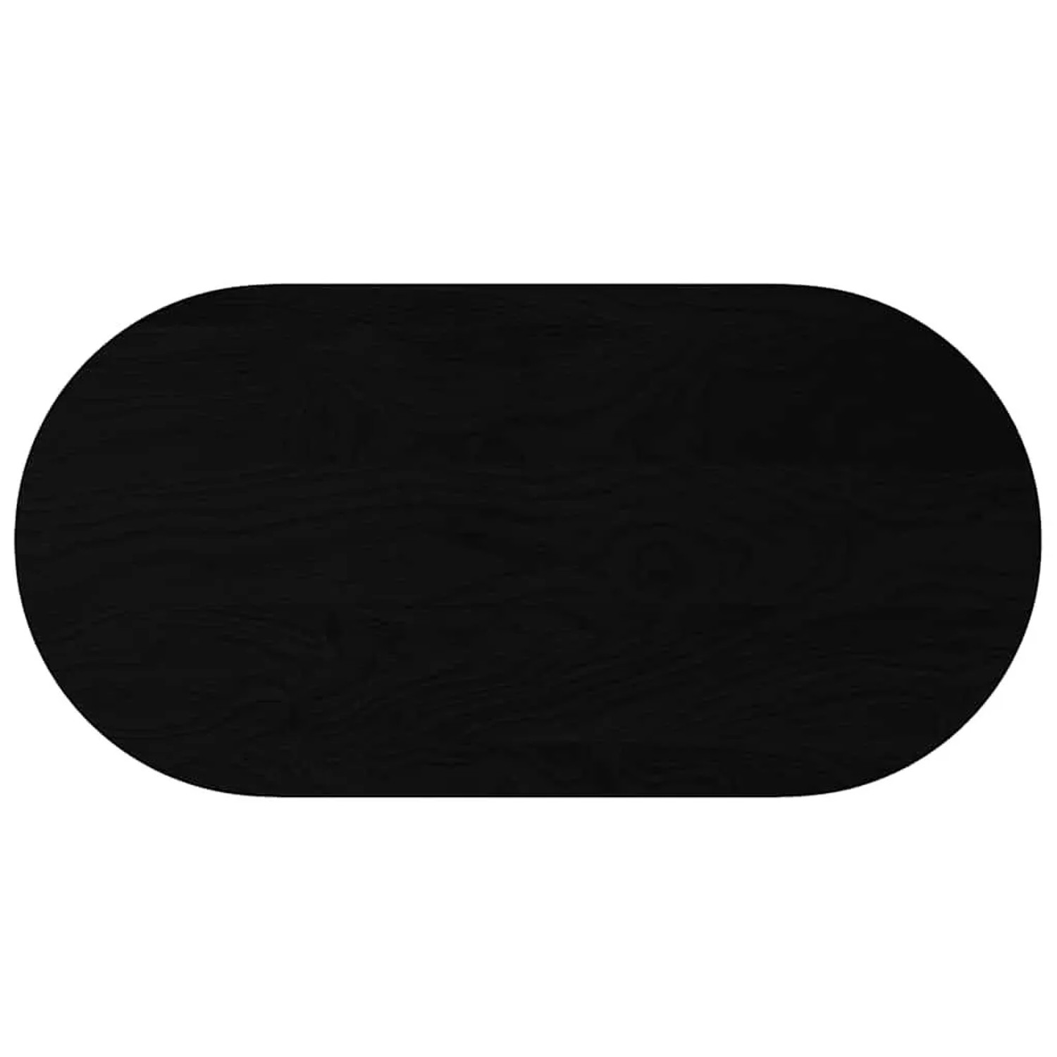 Thumbnail - vidaXL Tischplatte Dunkelbraun 120x60x2 cm Massivholz Eiche Oval 4009079