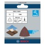 Bosch Delta-Schleifblätter F460, 5er-Pack, Körnung 80 für Holz und Farbe.