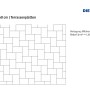 Verlegemuster der Terrassenplatte Beton Nano Tec Schwarz-Granit 60x40 cm im Wildverband.