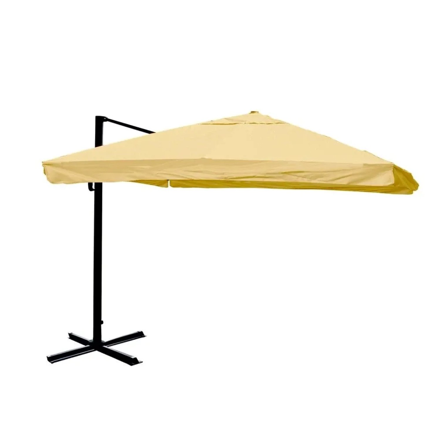 MCW Ampelschirm A96 3x4m Alu Flap Creme ohne Ständer