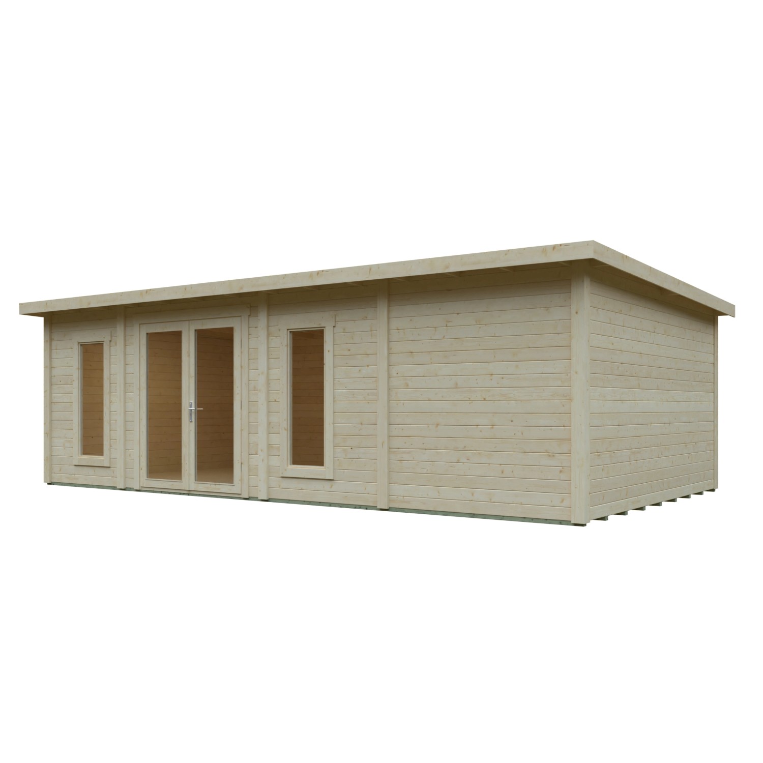 Kiehn-Holz Gartenhaus KH 44-011 Natur Un...